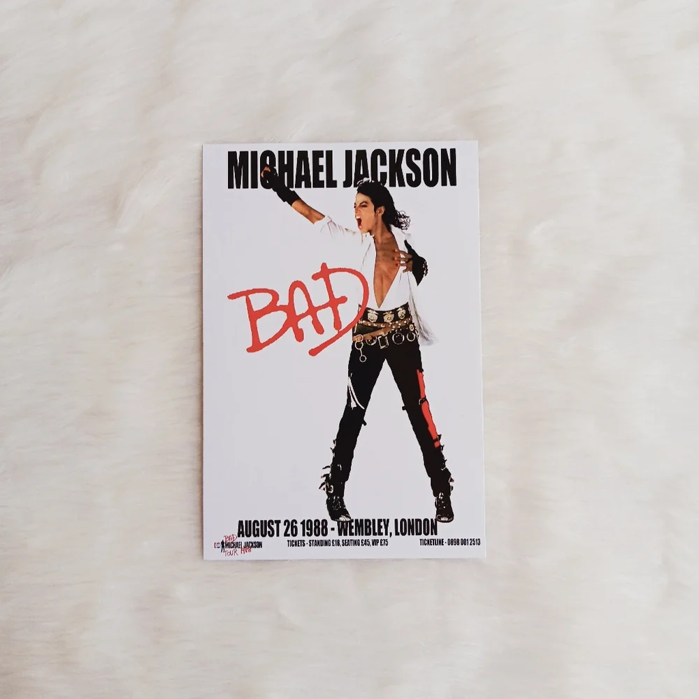 Michael Jackson Mini Poster Card 1 ct